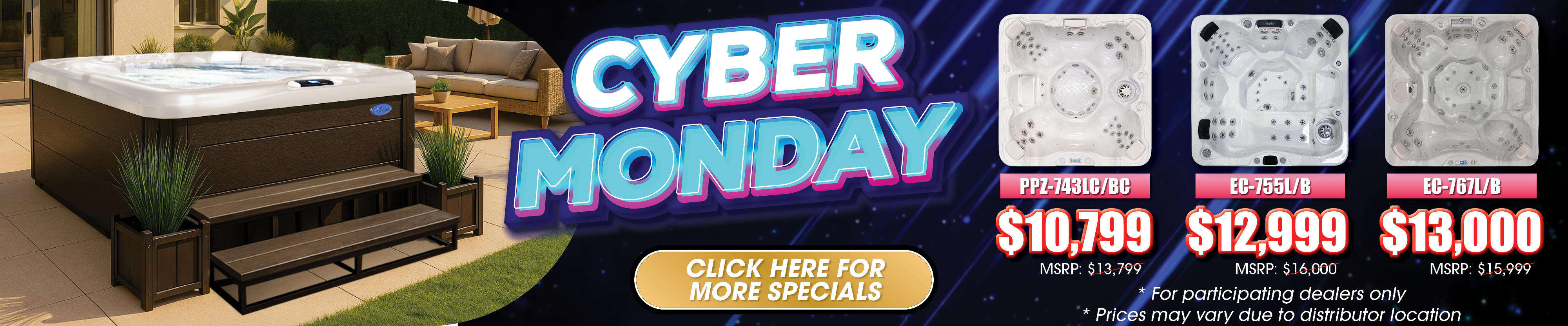 Calspas hot tub being used in a family setting - Prescott