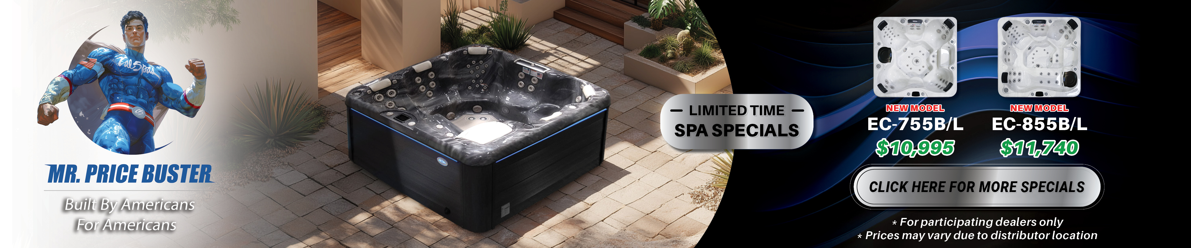 Calspas hot tub being used in a family setting - Prescott